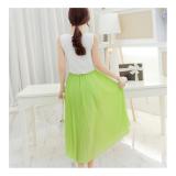 Đầm Maxi Tiểu Thư Dễ Thương (Trắng Xanh)