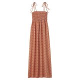 Đầm maxi Uniqlo (Nâu)