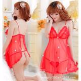 Đầm ngủ quyến rũ 2 dây hoa rơi Chodeal24h