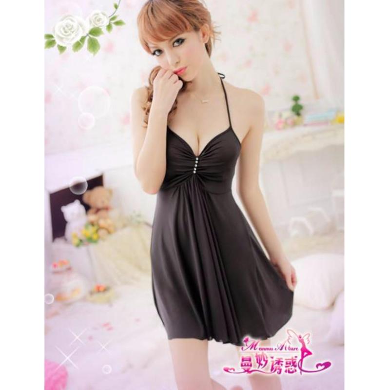 Nơi bán Đầm ngủ sexy thun cát vải cực mát Chodeal24h (đen)