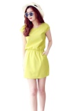 Đầm nhún eo dạo phố Summer 6466 (bơ)
