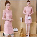 [HCM]Đầm ren ôm tay dài GGD562