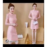 Đầm ren ôm tay dài TinaD562