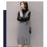 Đầm gile gấu xếp ly cách điệu - DS50
