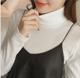 Đầm suông da phối áo dài tay Hanna D28