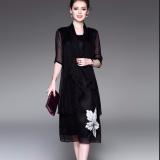 Đầm suông giả áo khoác sang trọng-dsn001456
