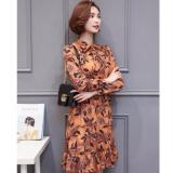 [HCM]ĐẦM XÒE CAO CẤP HỌA TIẾT BEYEU1688 - BY80711 CAM ĐẤT