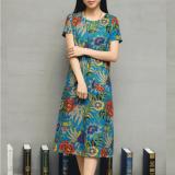 Đầm suông in hoa đẹp