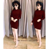 Đầm thun gân ôm body D274