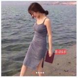 ĐẦM THUN LEN BODY (XÁM)