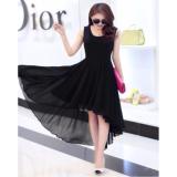 Đầm Voan dài cao cấp DE27 (Đen)