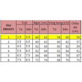 Đầm xòe cotton bé gái 2-7 tuổi DBG082 (Xanh Lá)
