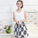 [HCM]  Đầm Xoè Hoạ Tiết Sunrise  BY3151