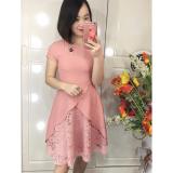Đầm xòe phối ren