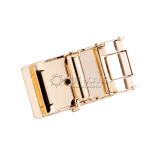 Đầu khóa da cá sấu 3,5 phân đầu vàng màu nâu đất TH9214