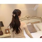  Dây buộc tóc nơ handmade (Hồng nhạt) + Tặng 1 kẹp tóc màu sắc bất kì