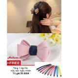  Dây buộc tóc nơ handmade   + Tặng 1 kẹp tóc màu sắc bất kì