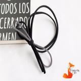 Dây cột tóc Handmade cao cấp phong cách Hàn Quốc Foxy BT0016 (đen)