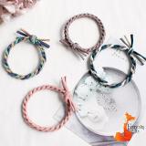 Dây cột tóc Handmade cao cấp phong cách Hàn Quốc Foxy BT0015 (xanh lá mix)