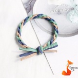 Dây cột tóc Handmade cao cấp phong cách Hàn Quốc Foxy BT0015 (xanh lá mix)