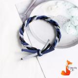 Dây cột tóc Handmade cao cấp phong cách Hàn Quốc Foxy BT0015 (xanh navy mix)