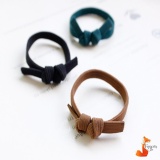 Dây cột tóc Handmade cao cấp phong cách Hàn Quốc Foxy dây gúc BT0010-Đen