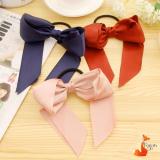 Dây cột tóc Handmade cao cấp phong cách Hàn Quốc Foxy nơ dài BT0004-Đỏ