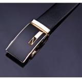 Dây nịt nam chữ Z DN83 (Dây đen, viền vàng)