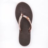 Dép cao su massage NF Sanho (bím kem/Nâu)