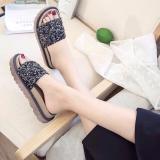 DÉP ĐẾ XUỒNG NỮ KIM TUYẾN ( đen )