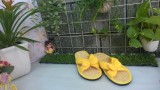 Dép Quế Đi Trong Nhà Chấm Bi (Vàng)