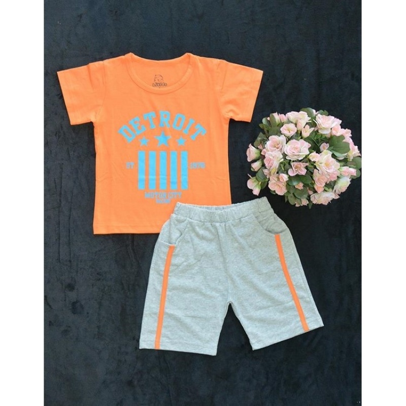 Nơi bán Đồ bộ bé trai cotton thời trang hè năng động.