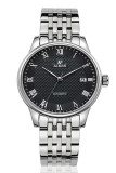 Đồng hồ cơ dây thép không gỉ Automatic AIERS B168G (Trắng)