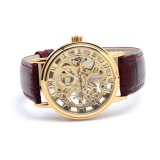 Đồng hồ nam lộ cơ MCE 6038 (quai da)