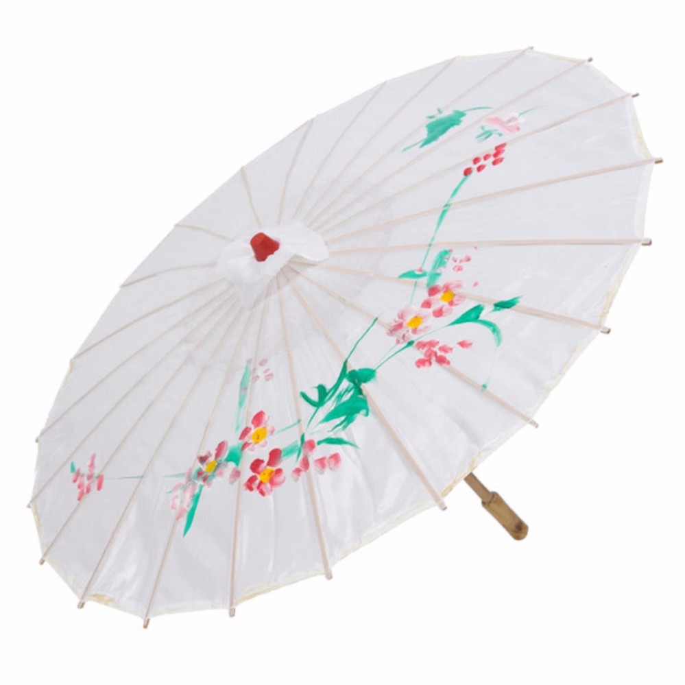 Dù cán gỗ Nhật Bản (màu trắng)