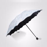 [HOÀN TIỀN MAX 6%][HCM]Dù xếp hình bông hoa V.2 (Xanh dương)