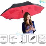 Dù(Ô) gấp ngược cao cấp 1.3m siêu dày có nút bật ( Đỏ)