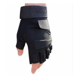 Găng tay BLACK HAWK hở ngón