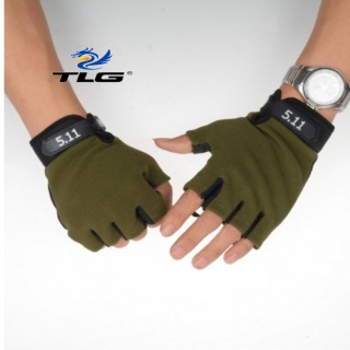 Găng tay hở ngón thể thao lái xe 206214 (oliu) tặng khăn phượt đa năng K275 thumbnail