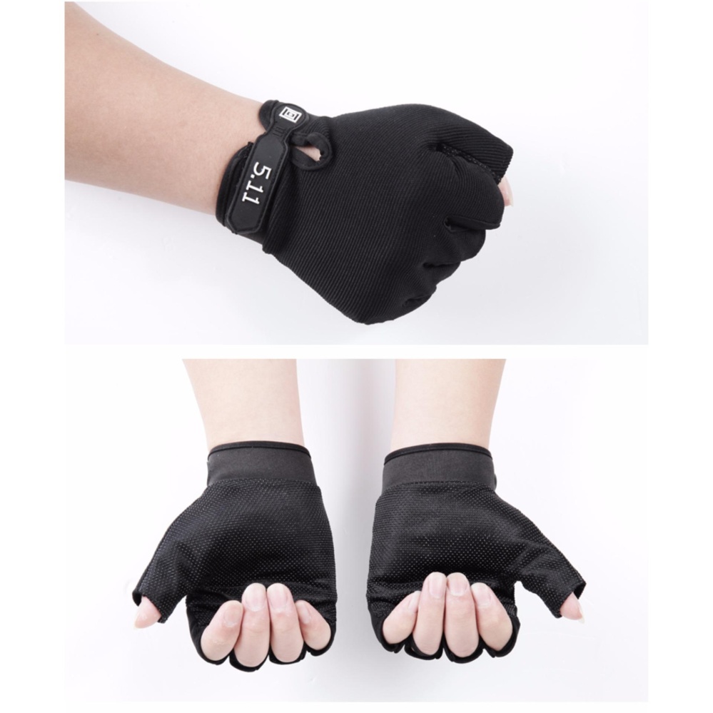 GĂNG TAY TẬP TẠ HỞ NGÓN, GĂNG TAY XE MÁY, PHƯỢT, LEO NÚI CHẤT LIỆU VẢI THUN CO DÃN TỐT DX02 - TTGT89