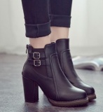 [ FORM NHỎ TĂNG 1 SIZE ] Giày Boot Chelsea gót vuông 9 Phân 2 Khóa S425 phong cách Hàn Quốc, sang trọng