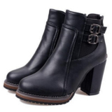 [ FORM NHỎ TĂNG 1 SIZE ] Giày Boot Chelsea gót vuông 9 Phân 2 Khóa S425 phong cách Hàn Quốc, sang trọng