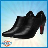 Giày Boot nữ đẹp cổ thấp hàng hiệu Rosata chỉ nối RO27