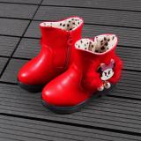 Giày Bốt bé Gái - Mickey - Size 21 đến 25 - đỏ
