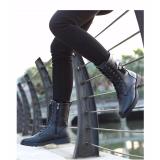 [HCM]Giày Bốt Nam Cao Cấp Màu Đen  ADORA- GN90