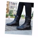 [HCM]Giày Bốt Nam Cao Cấp Màu Đen  ADORA- GN90