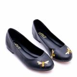 Giày Búp Bê Da Mờ Thêu Xinh Xắn MZBB42