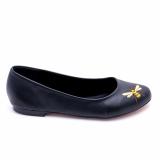 Giày Búp Bê Da Mờ Thêu Xinh Xắn MZBB42