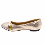 Giày Búp Bê Da Mờ Thêu Xinh Xắn MZBB42.1