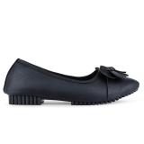 Giày búp bê đính nơ nữ Sarisiu SRS805 (Đen)